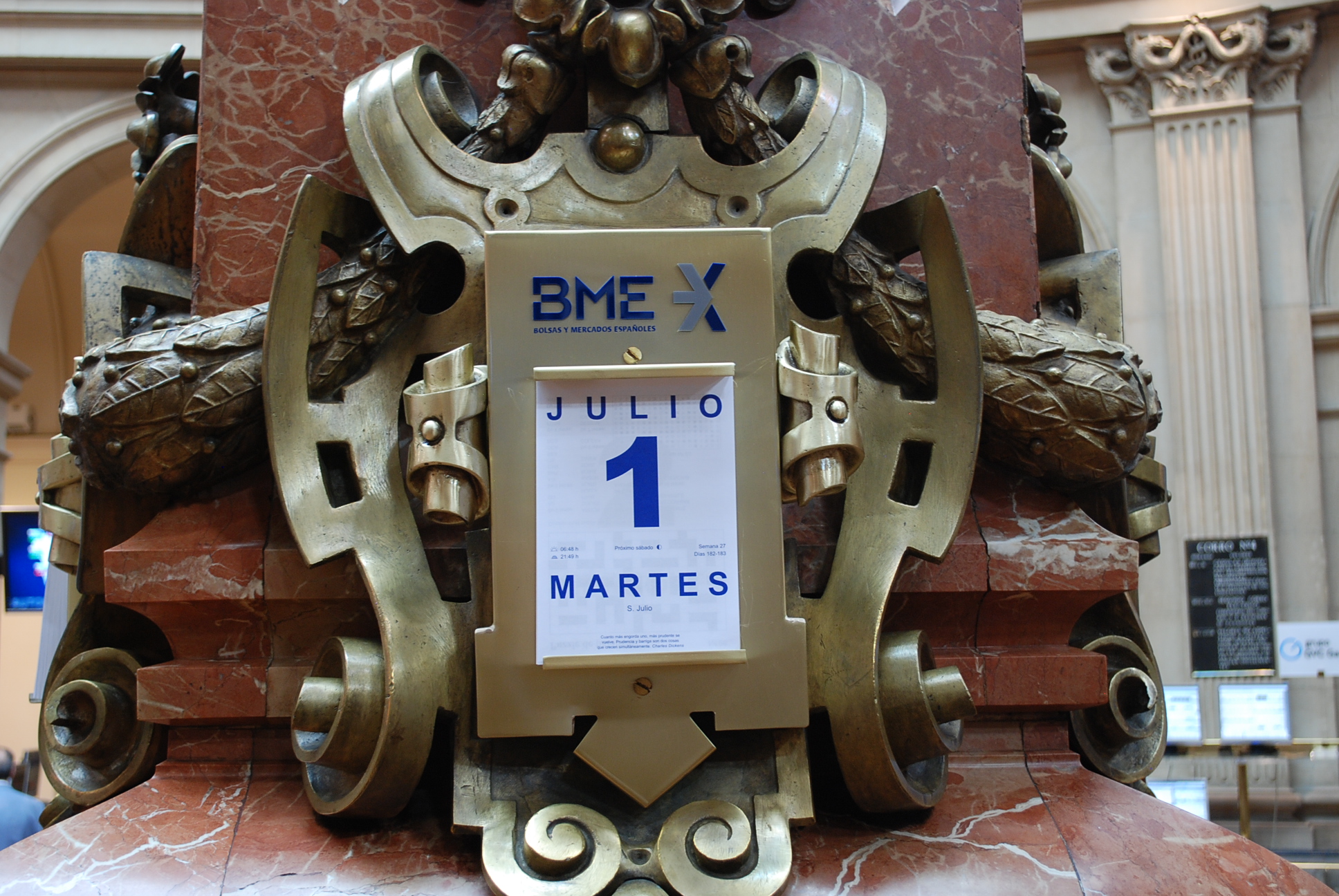 BME calendar, July 1st