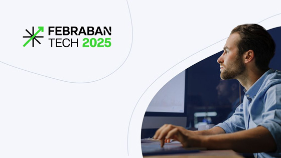 Banner for the FEBRABAN TECH 2025 event, where Facephi will be present