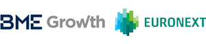 Logos de BME Growth y Euronext