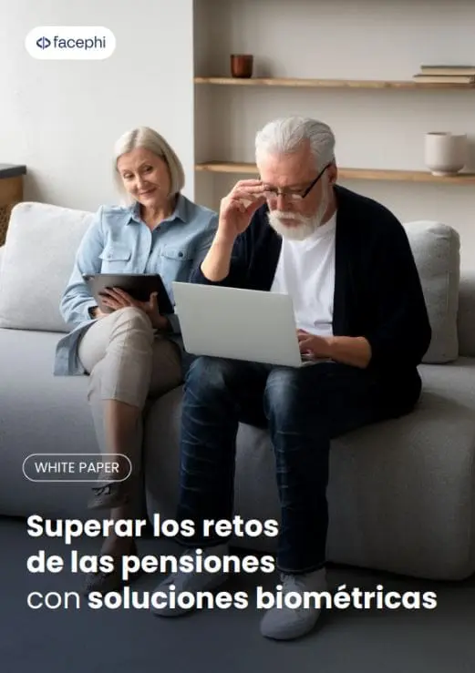 Portada del whitepaper superar los retos de las pensiones con soluciones biométricas