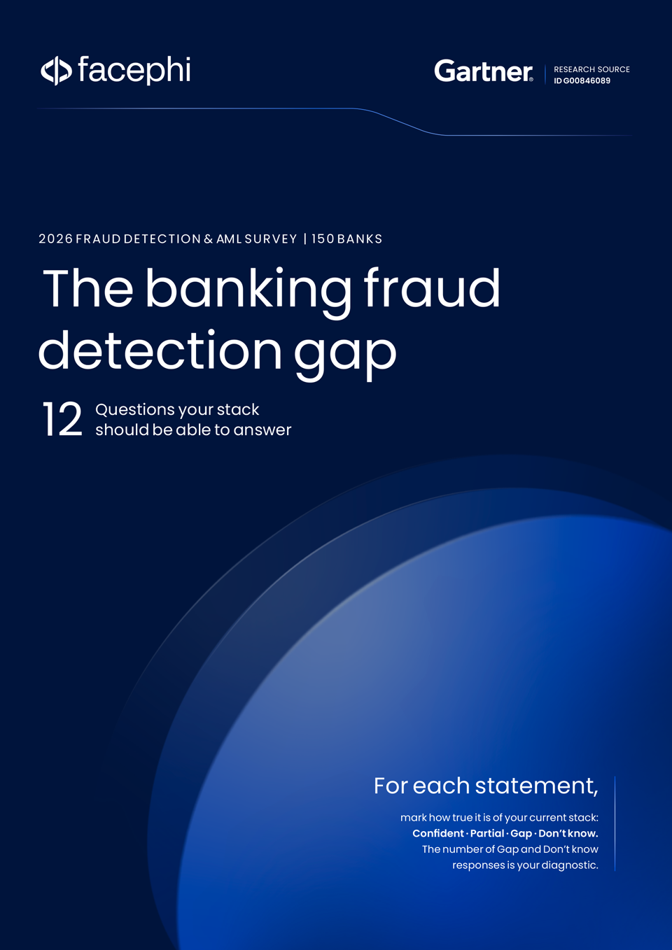 Gartner® - The banking fraud detention gap. Cover