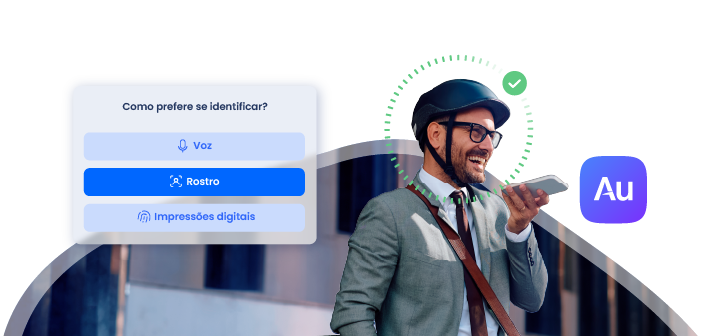 Autenticação do usuário pelo dispositivo móvel usando o aplicativo da Facephi