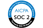 Logo certificado de calidad AICPA SOC2
