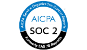 Logo certificado de calidad AICPA SOC2