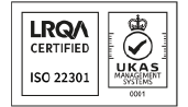 Logo certificado de calidad ISO 22301