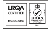 Logo certificado de calidad ISO IEC 27001