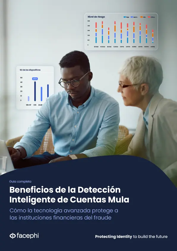 Portada del whitepaper beneficios de la Detección Inteligente de Cuentas Mula