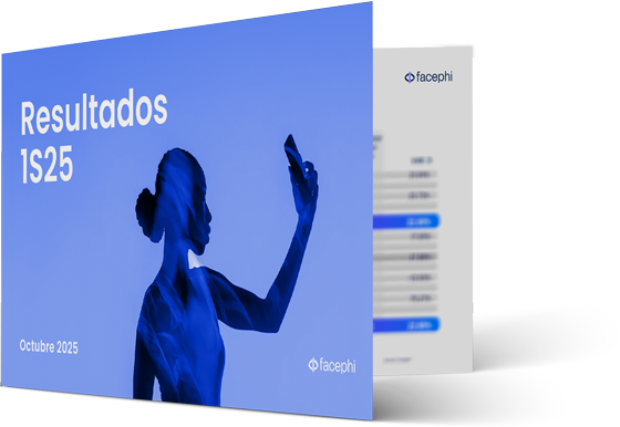 Mockup de folleto con la cuenta de resultados 1S25 de octubre 2025