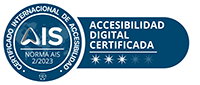 Certificado internacional de accesibilidad (WCAG). Norma AIS 2/2023