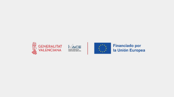 Logos Generalitat Valenciana, IVACE y Unión Europea