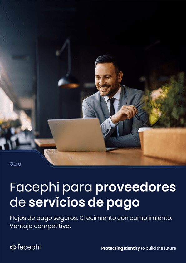 Portada de la guía Facephi para proveedores de servicios de pago