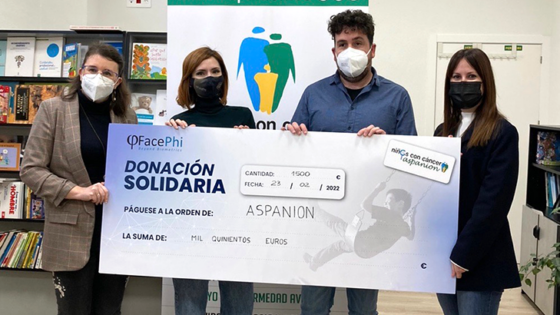 Cheque donación solidaria